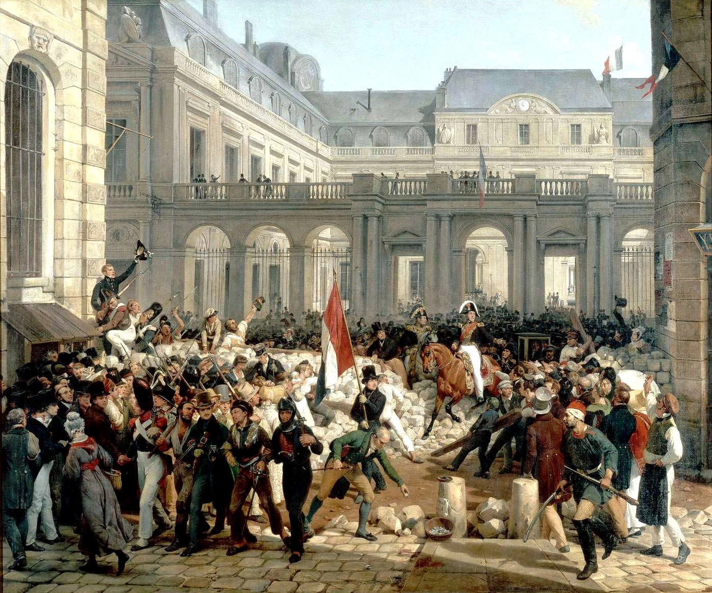 104-Louis-Philippe lascia il Palazzo Reale-31 luglio 1830 - Versalles 